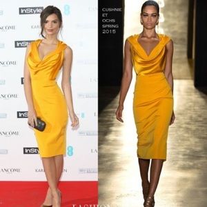 Cushnie et Ochs marigold dress